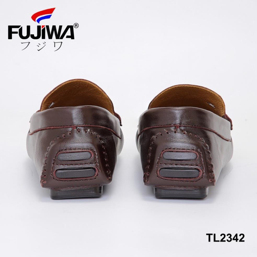 Giày Lười Giày Nam Da Bò Fujiwa - TL2342. Da bò cao cấp, đế cao su tạo độ bám tốt, bền bỉ theo thời gian 💄