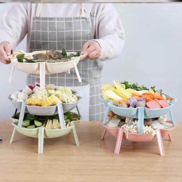 HMD0100 Khay đựng đồ ăn lẩu, rau, mứt tết