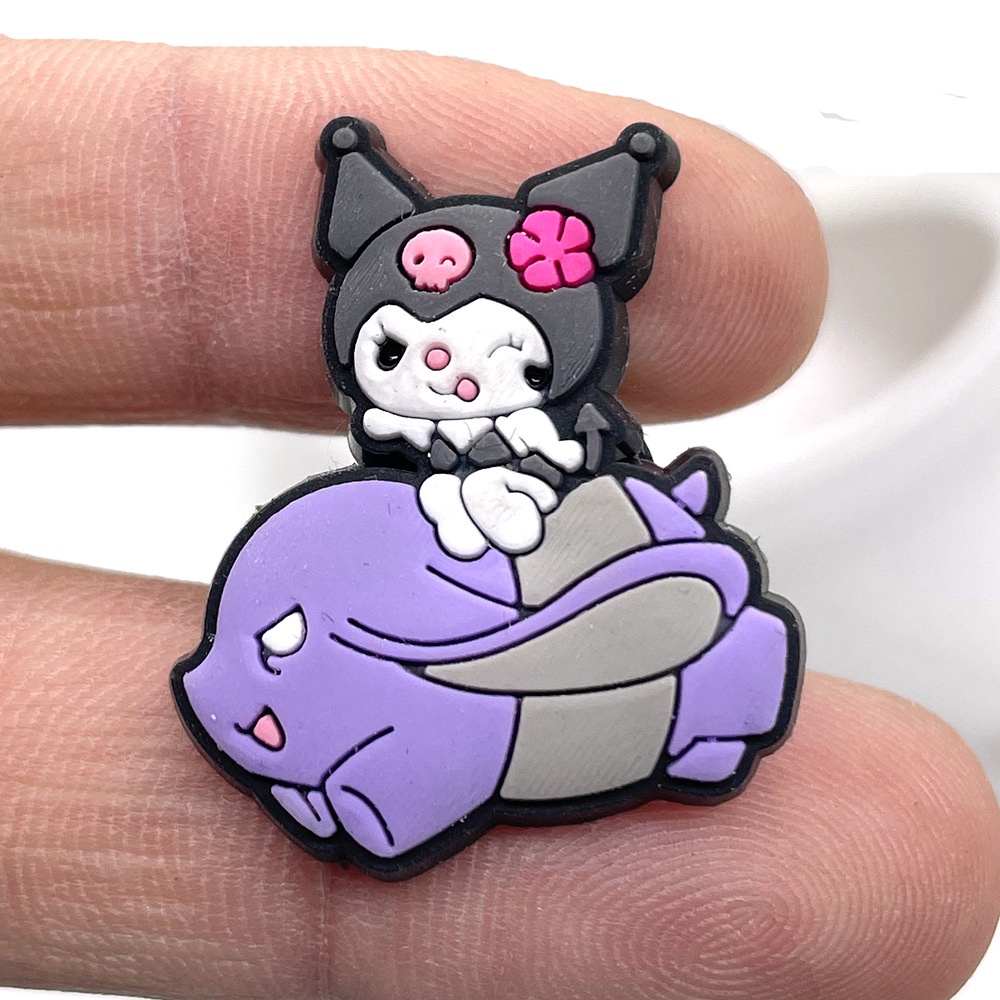 Khóa Trang Trí Giày Họa Tiết Hoạt Hình kuromi Xinh Xắn