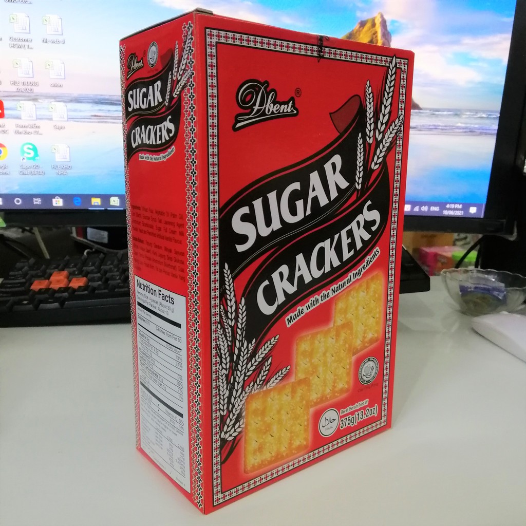 Bánh Lúa Đường Dbent Sugar Crackers (Hộp 375g-đỏ)