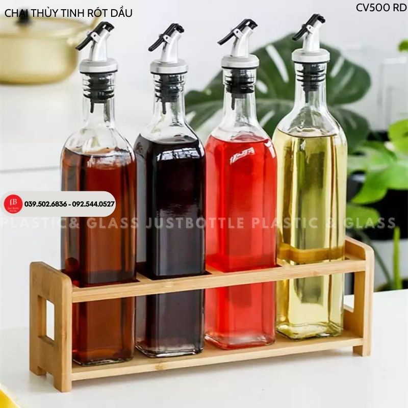 CHAI CHIẾT RÓT XỊT ĐỰNG DẦU ĂN 250ML 500ML 600ML🥇ĐƯỢC CHỌN TEM NHÃN 🥇CHAI ĐỰNG GIA VỊ NƯỚC MẮM TƯƠNG RƯỢ DẤM THỦY TINH