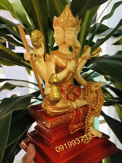 Tượng phật tứ diện cao 27 cm ( 3 màu )