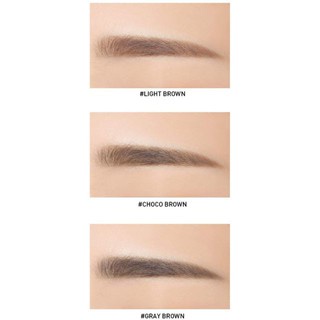 Chì Kẻ Mày 2 Đầu 3CE Lingh Brown +Gray Brown+ Choco Grown