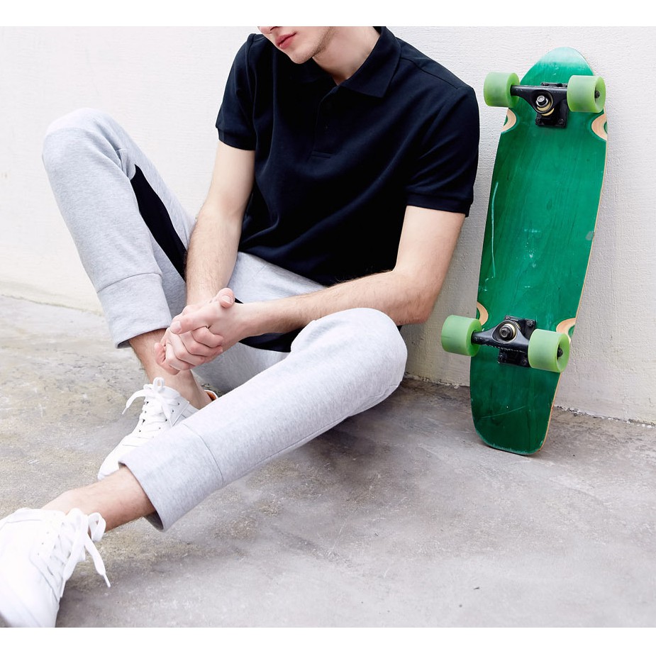 Áo thun polo nam trơn có cổ ngắn tay vải cá sấu không nhăn, kiểu dáng đơn giản lịch sự trẻ trung PL1M | BigBuy360 - bigbuy360.vn