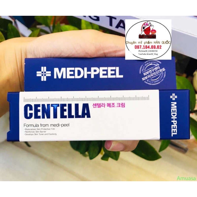 Kem giảm mụn rau má,phục hồi da sau nặn mụn MEDI-PEEL CENTELLA 30ml