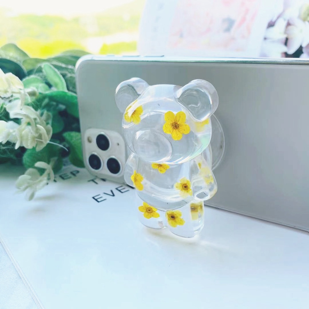 Giá Đỡ Điện Thoại/Máy Tính Bảng Trong Suốt Họa Tiết Hoạt Hình Nhiều Màu Sắc