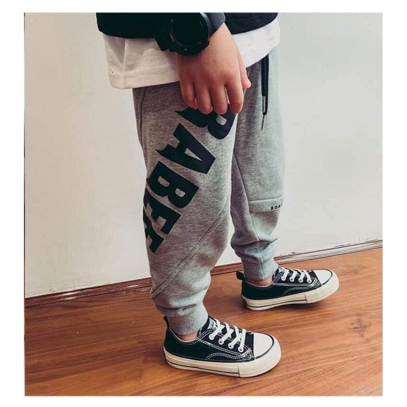 quần nỉ jogger cho bé trai