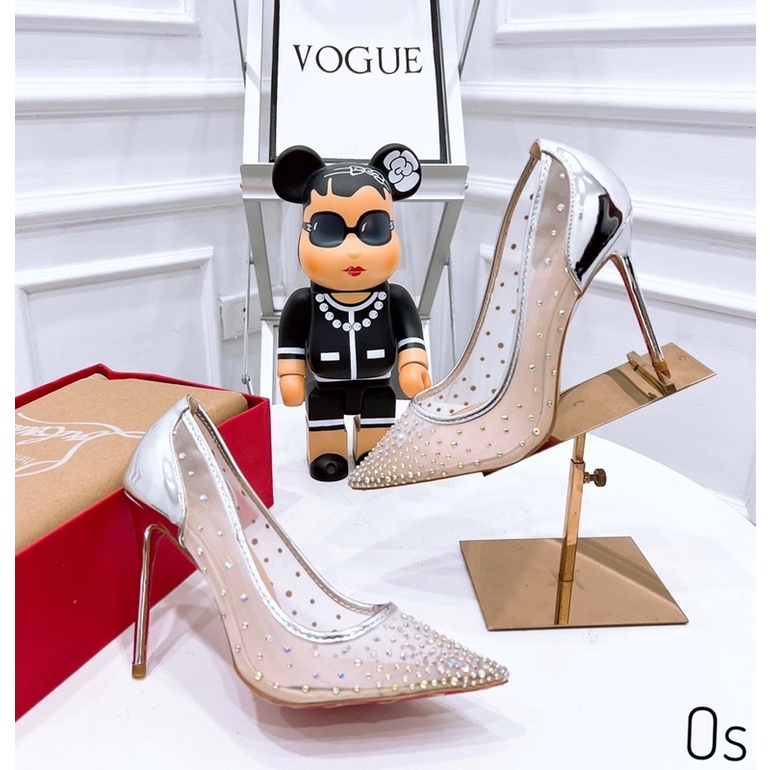 Giày cao gót lbt full đá 9p fullbox