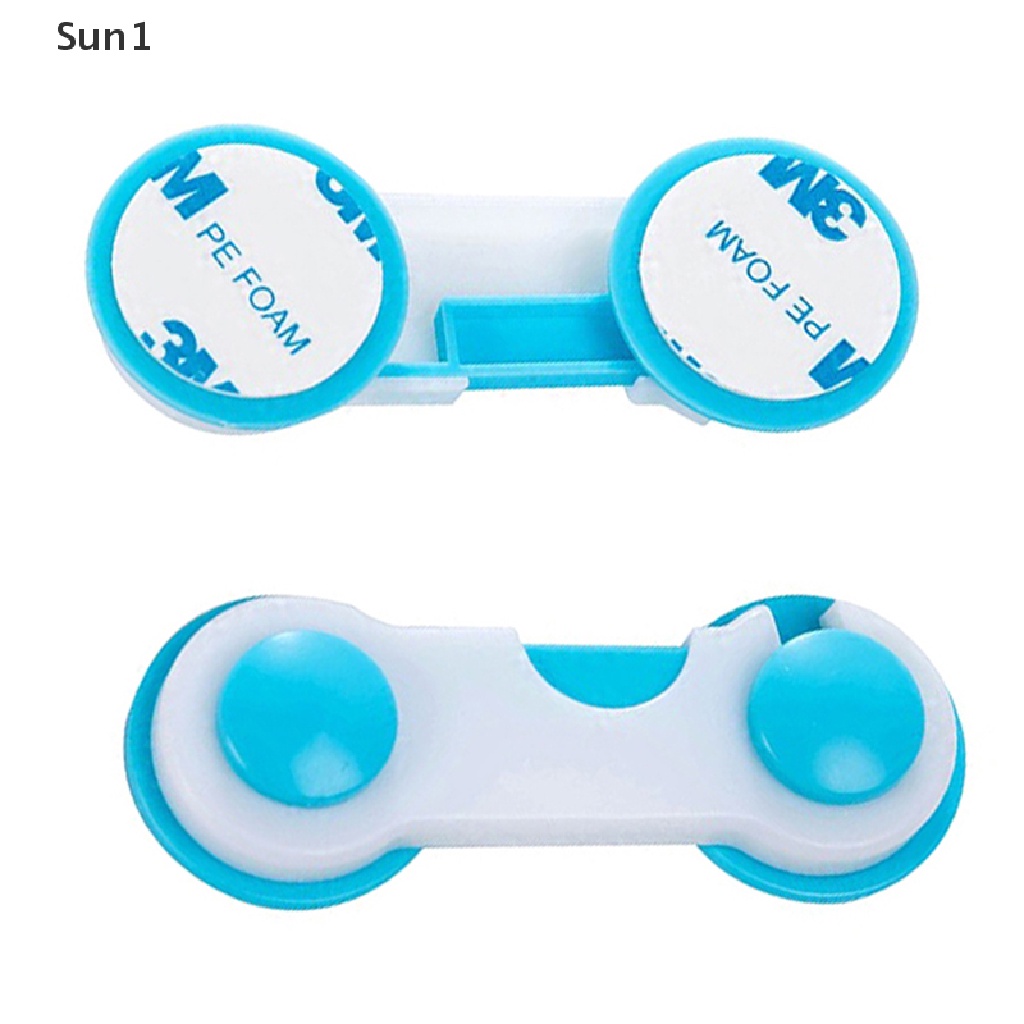 Khóa Cửa Tủ Lạnh / Ngăn Kéo Bằng Nhựa An Toàn Cho Bé Sun1