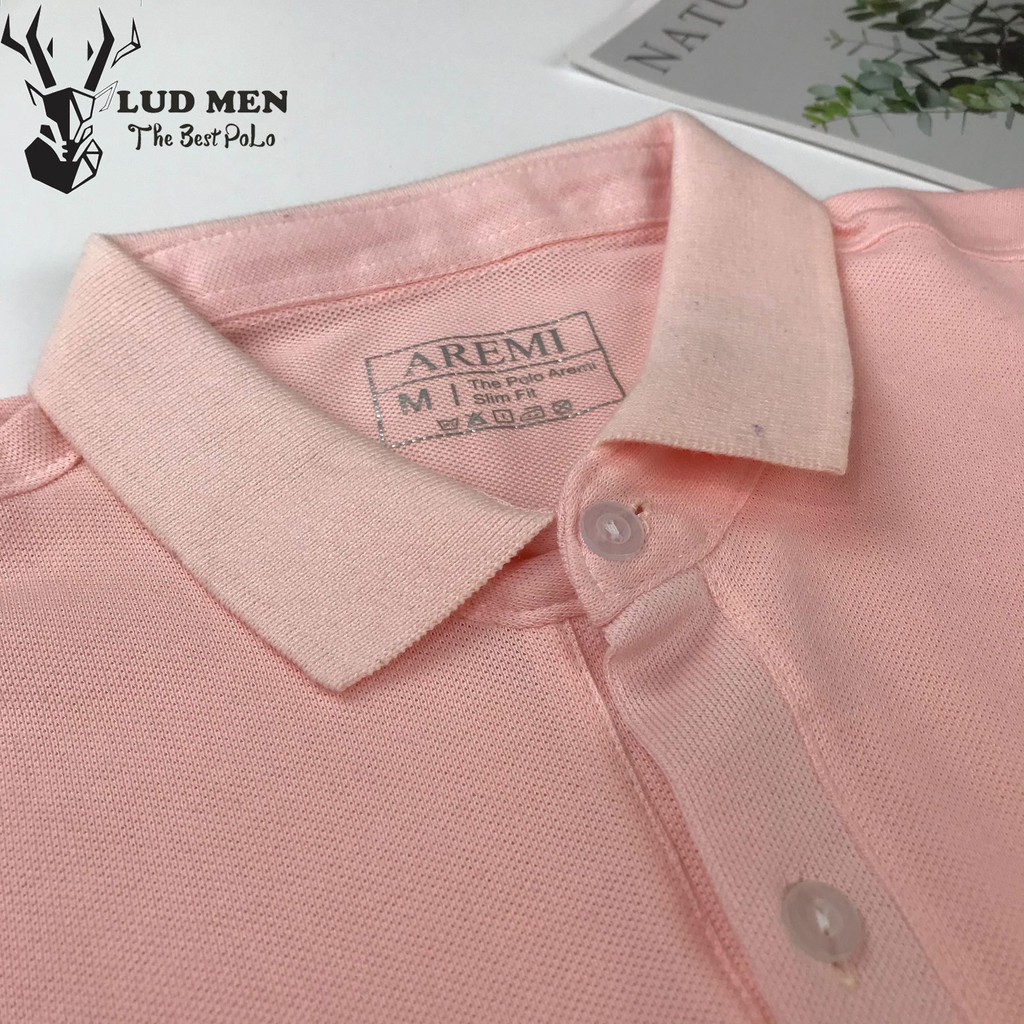 Áo thun Polo nam cổ bẻ BASIC vải cá sấu Cotton xuất xịn, chuẩn đẹp, màu HỒNG | BigBuy360 - bigbuy360.vn