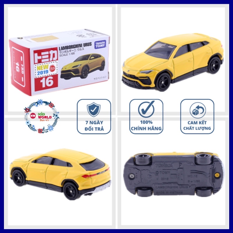 Xe mô hình Tomica Box Lamborghini Urus. MS: 404. Tỷ lệ 1:66.