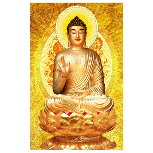 Tranh Đính Đá Abc 3D Phật Thích Ca Mẫu Ni Df596 , Lg1497 (Khách Tự Đính) Kt: