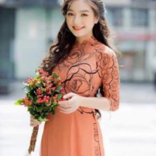 ÁO HOA HỒNG MẶC TẾT