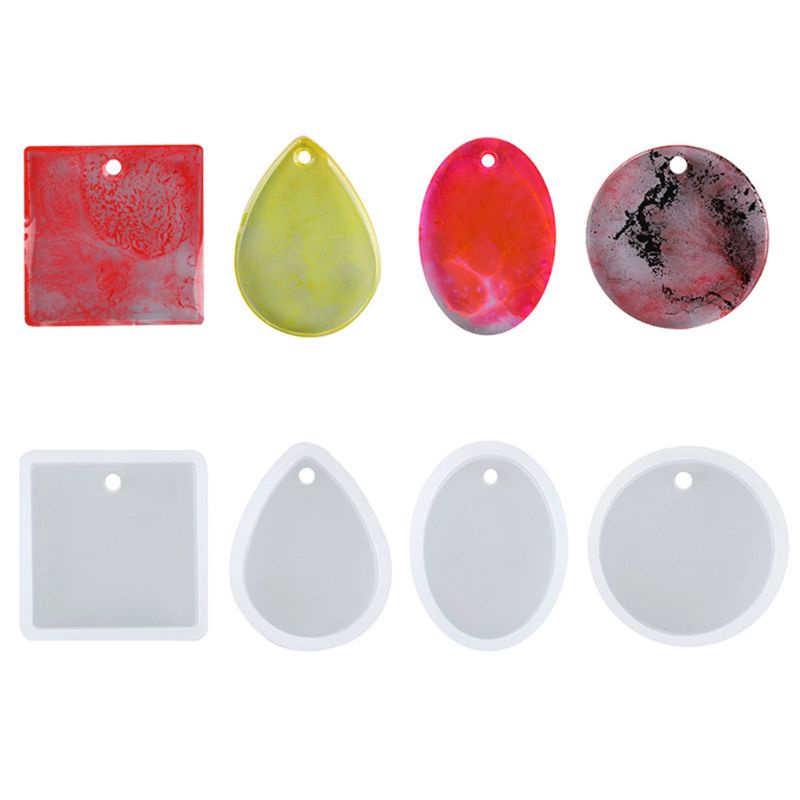 Set 23 Khuôn Làm Mặt Vòng cổ Bằng Epoxy Độc Đáo DIY