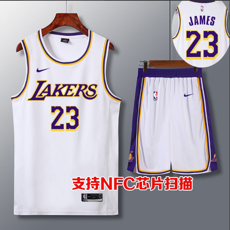 Bộ Quần Áo Bóng Rổ Đội Lakers Số 8 24 23 Năng Động Cho Nam Nữ