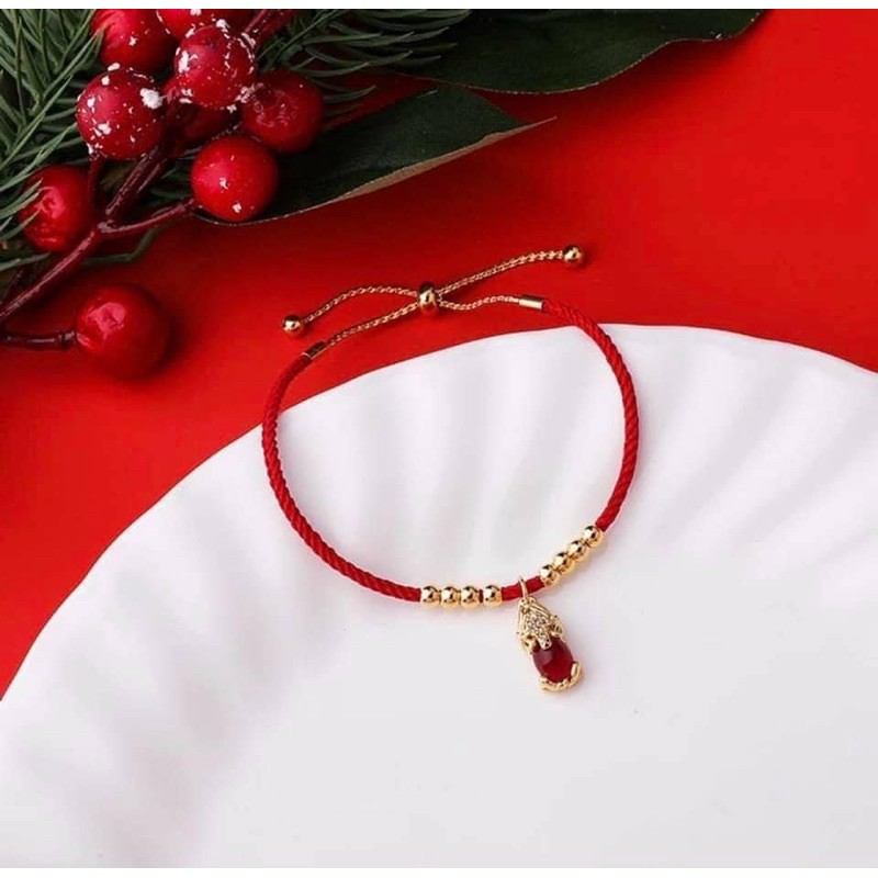 Vòng dây bện đỏ may mắn | BigBuy360 - bigbuy360.vn