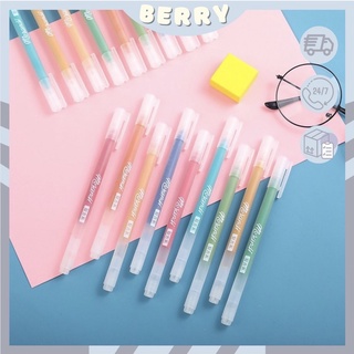 Set 9 bút gel Resun morandi nhiều màu ngòi 0.5mm