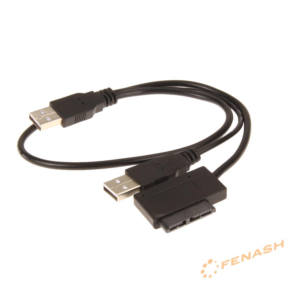 Cáp Chuyển Đổi Usb 2.0 Sang 7+6 13pin Cho Ổ Cứng Sata Cd/Dvd