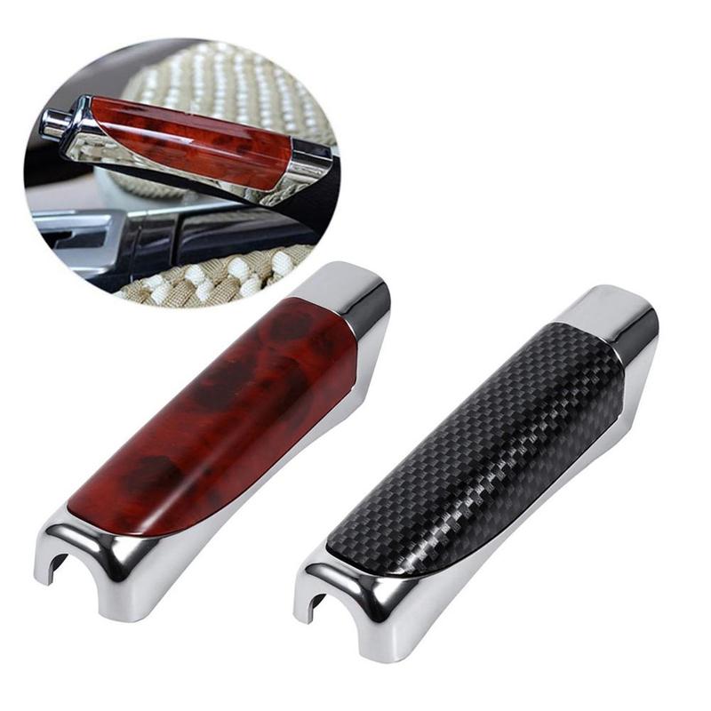 High Quality Luxury Carbon Fiber Texture Car Handbrake Protector Cover