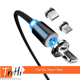 Cáp Sạc Nam Châm Chống Đứt, Gãy Đầu Khi Sạc_Cáp Sạc Nhanh Chơi Game