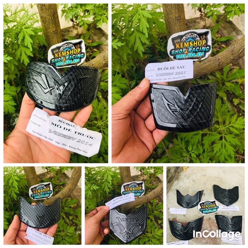 Ốp Dè Trước Sau Các Bon Vision 2014-2022