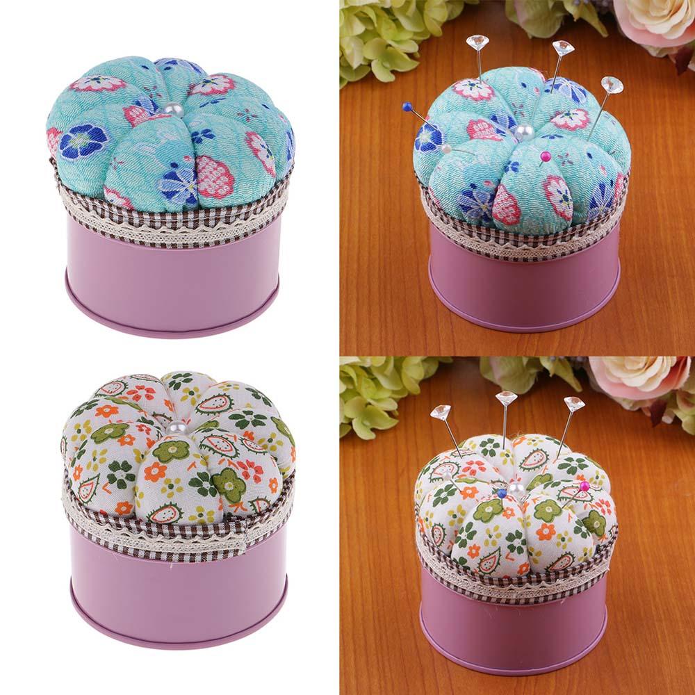Hộp Đựng Kim Khâu Vá Bằng Vải Cotton Giá Đỡ