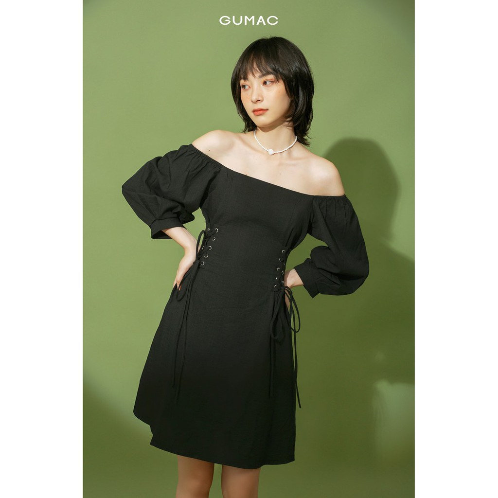 Đầm nữ xòe đan dây mắt cáo GUMAC DB1129 đủ màu đủ size, phong cách năng động trẻ trung | BigBuy360 - bigbuy360.vn