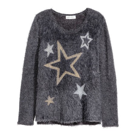 Áo len lông bé gái