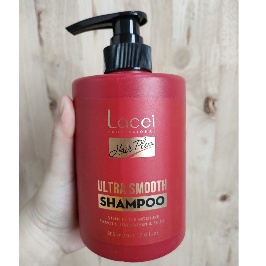 DẦU GỘI GIÀU DƯỠNG CHẤT LACEI HAIRPLEXX 500ML ĐỎ