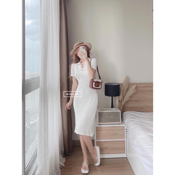 VÁY BODY XỐP CỔ ĐỨC