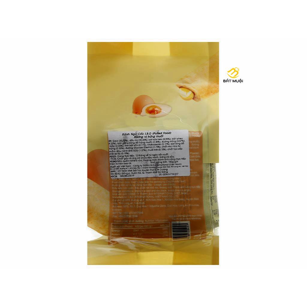 Bánh ngũ cốc vị nguyên chất I.B.O gói 150g