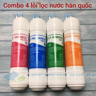 Bộ 4 lõi lọc hàn quốc - lõi lọc nước hàn quốc - CB4HQ - LNGR00015