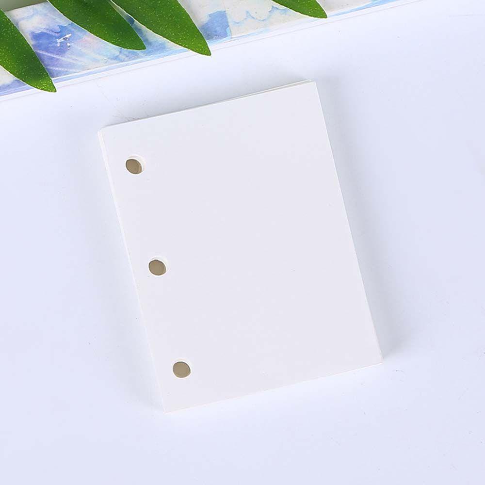 Vỏ Bọc Sổ Tay / Tài Liệu Mini 3 Lỗ Họa Tiết Chiếc Lá Màu Hồng Xinh Xắn