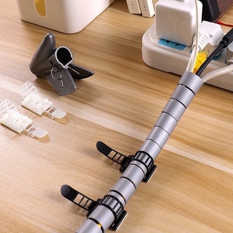 Giá đỡ Cáp Có Thể Điều Chỉnh 12 Mmảnh, Kẹp Buộc Cáp Tự Dính, Giá Đỡ Dây Buộc, Bộ Giữ Dây Cáp Treo Tường Trên Tường Máy Tính Để Bàn