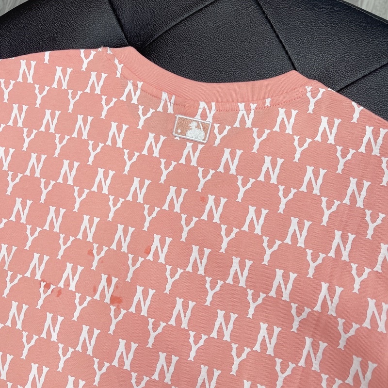 ⚡️[Hight Quality] - Áo Thun MLB Monogram All Over Over Fit Short Sleeve Pink, Áo Tee MLB
