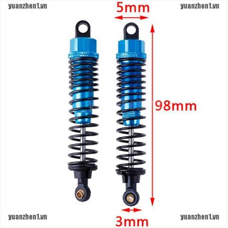 【YUANZHEN1】2Pcs RC HSP 106004 (06038) Blue Alum Shock Absorber For 1:10 Off Ro