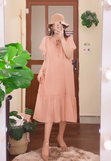 Váy suông voan tơ 2 lớp