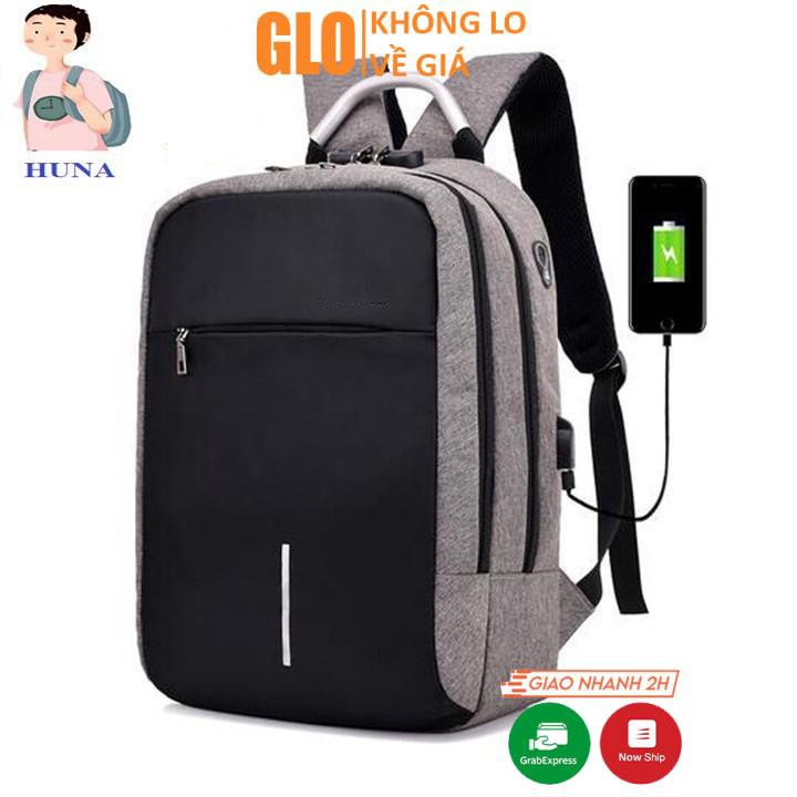 Balo Thời Trang Nam Nữ Laptop Chống Trộm Mã Khóa Phản Quang