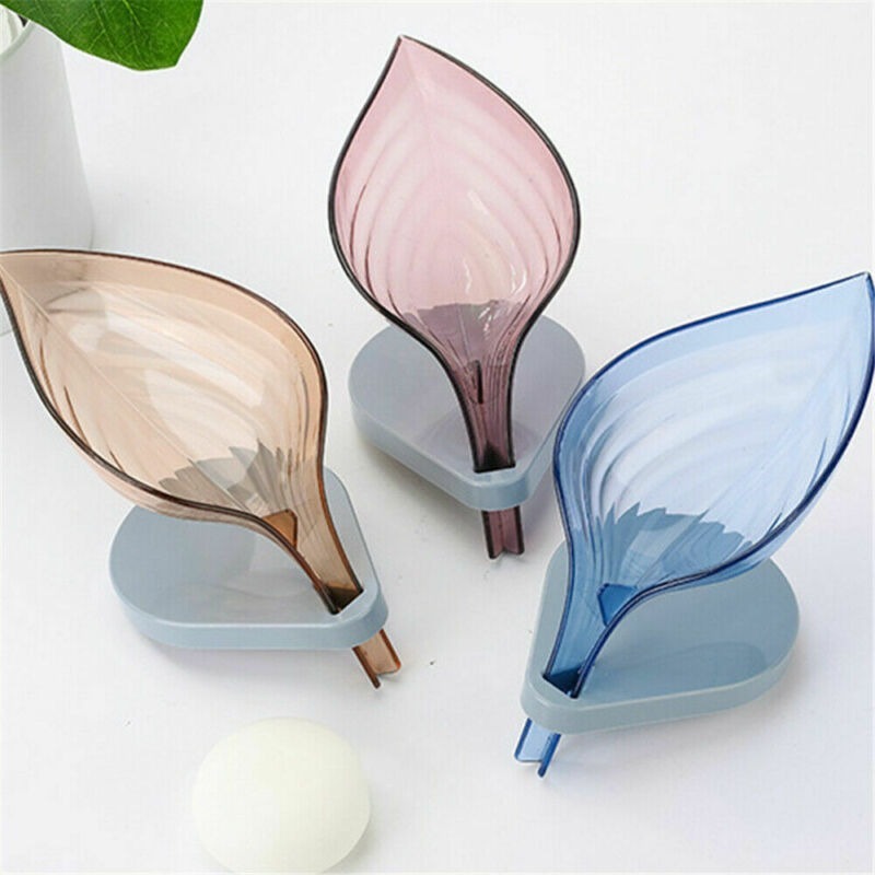 Khay đựng xà phòng hình lá sáng tạo