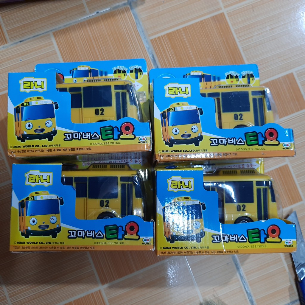 Đồ chơi xe buýt tayo the little bus chạy cót loại lớn
