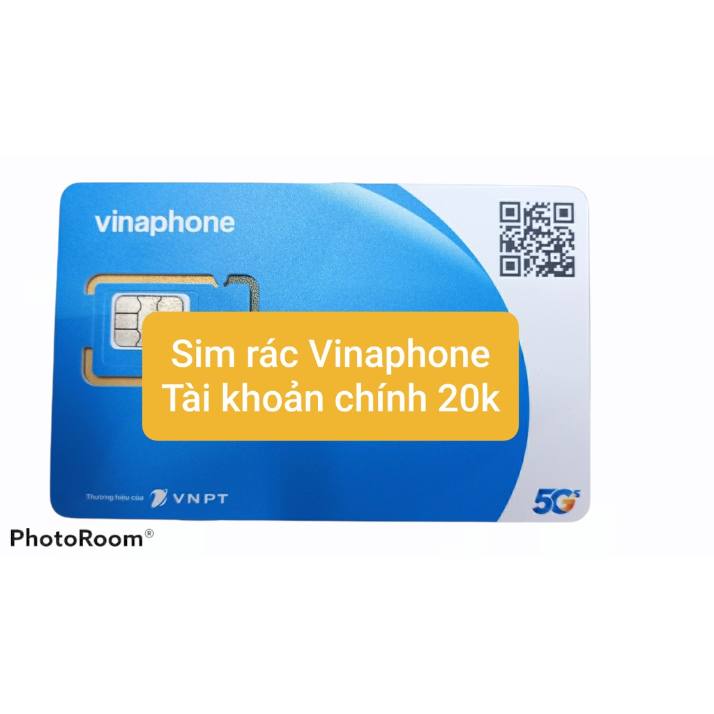 Sim rác VinaPhone tài khoản chính 20k