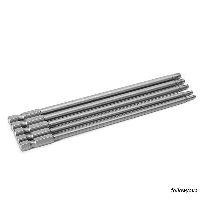 Bộ 5 Mũi Khoan Điện Từ Tính T10-T30 150mm