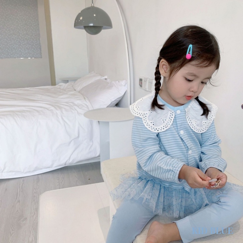 Quần Legging Phối Lưới In Hoạt Hình Kiểu Hàn Quốc Thời Trang Thu Đông Cho Bé Gái