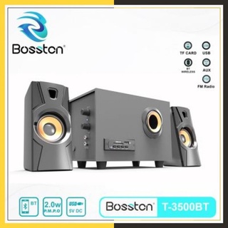 Loa vi tính 2.1 bosston t3500-bt, loa máy vi tính để bàn tích hợp bluetooth usb thẻ nhớ âm thanh mạnh mẽ