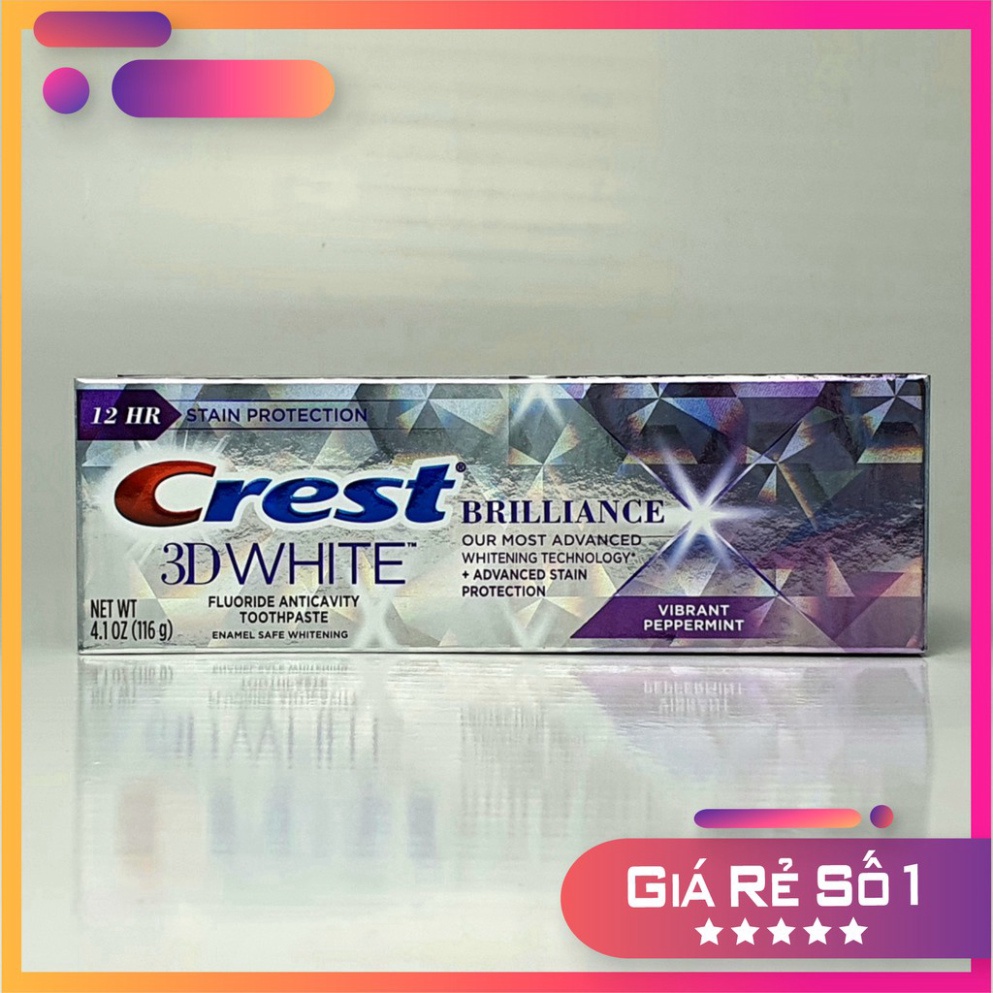 Kem Đánh Răng Bán Chạy Crest 3D Brilliance 99g