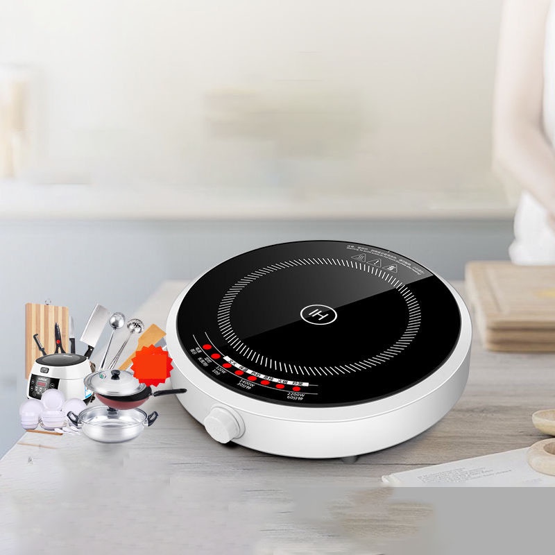 Bếp điện từ đa năng thông minh hình tròn mini