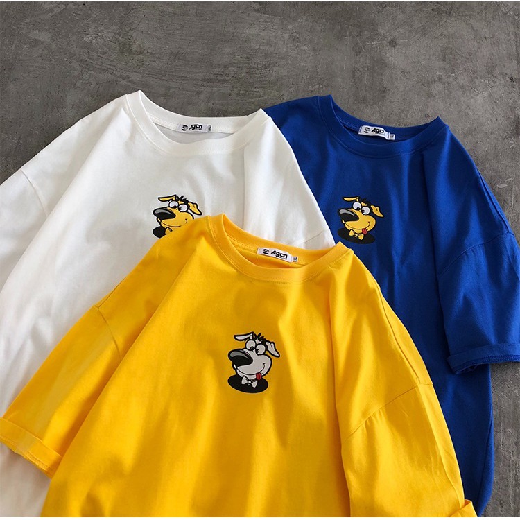 Áo thun tay lỡ form rộng - phông nam nữ cotton oversize - T shirt chú chó a - 2N Unisex | BigBuy360 - bigbuy360.vn