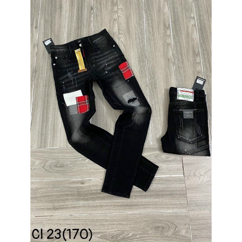 Quần Bò Nam, Quần Dài DSQ Màu Xanh Đen Nhiều Mẫu Siêu Đẹp