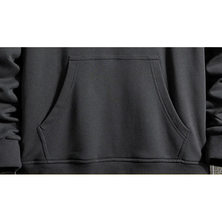 Áo Hoodie Dài Tay Có Túi Thêu Chữ Thời Trang Thu Đông Mới Cho Nam