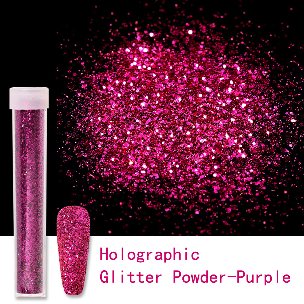 Bột Kim Tuyến Lấp Lánh Nhiều Màu Sắc Trang Trí Móng Nghệ Thuật